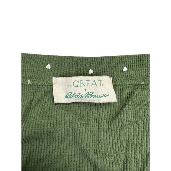 The Great x Eddie Bauer - Polka Dot PJ Set in Green - Picture 5 of 6